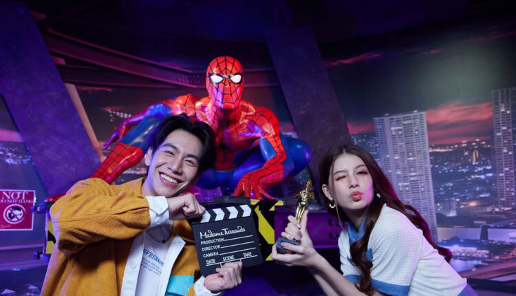 تمثال سبايدر مان في متحف مدام توسو، بانكوك